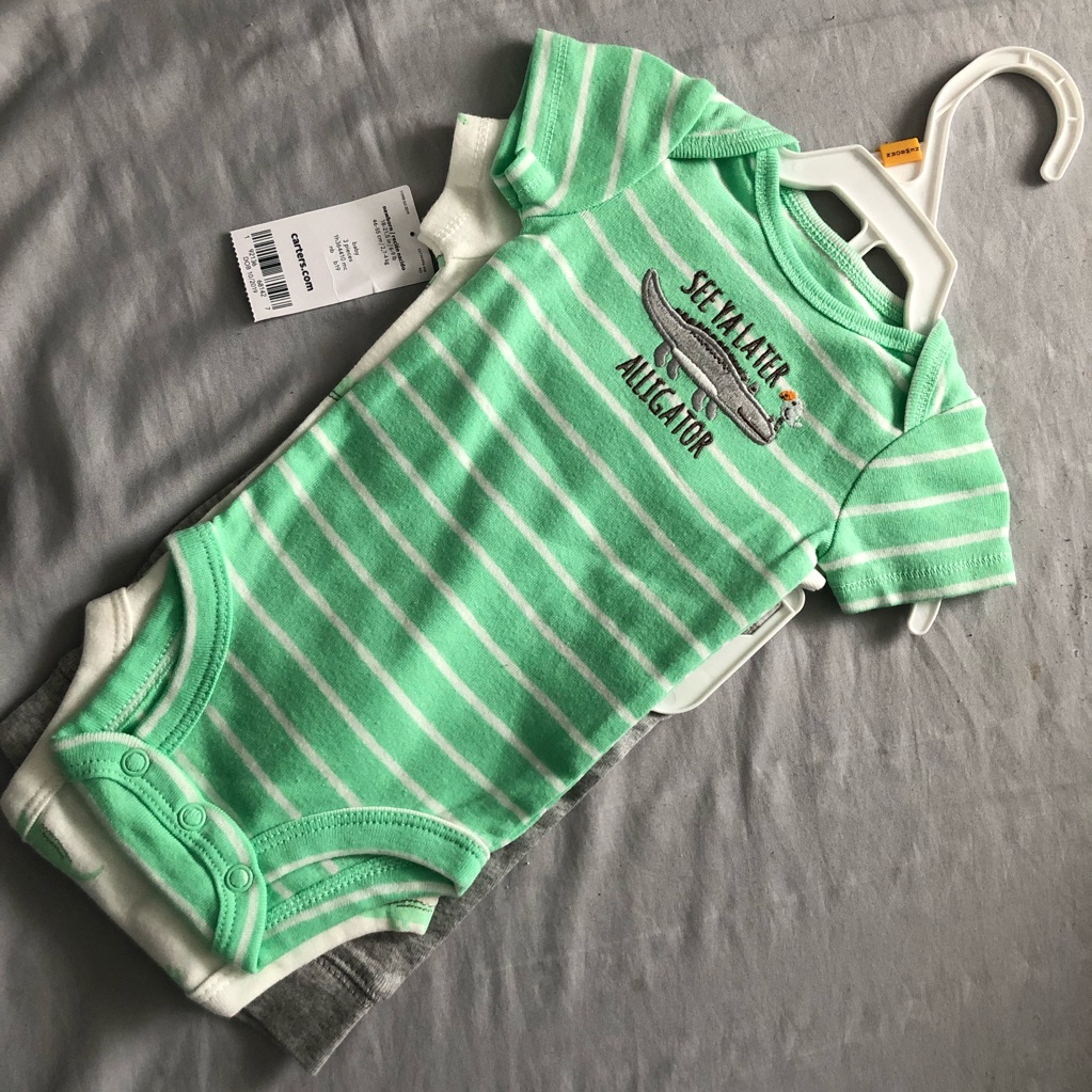 Nwt Brand New Carters Newborn 3pc Set